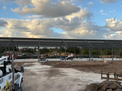 Project LIFT completed steel scope